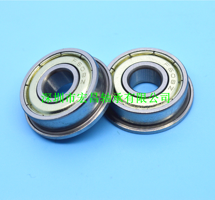 供应FR8Z法兰轴承内径12.7mm双密封FR8ZZ轴承0.5英寸内径