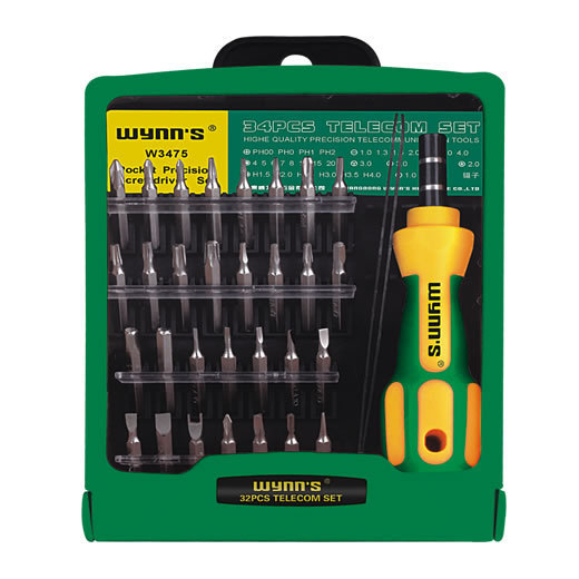 Weili Lion Brand 32-piece set Telecom Watch Computer Mobile Phone Repair Screwdriver 32 in One Screwdriver W3475