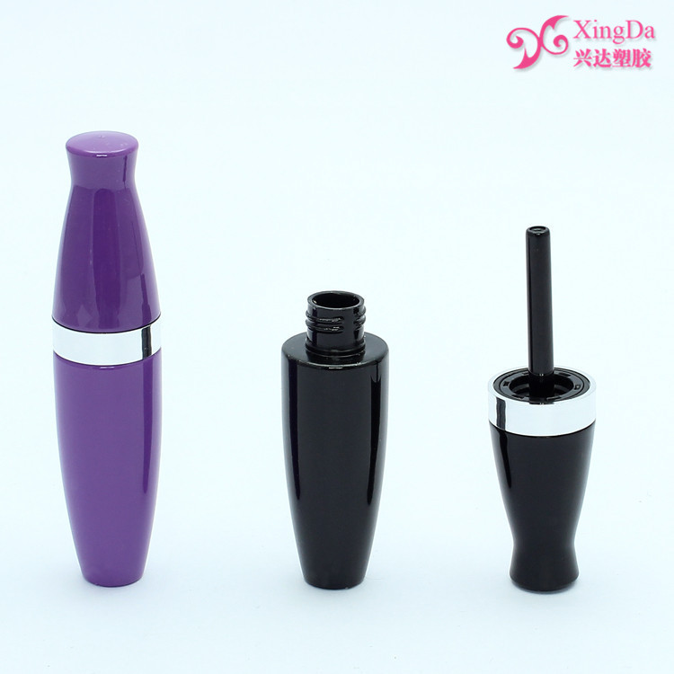 厂家批发眼线管塑胶空管吹瓶圆形彩妆包材高档化妆品包装爆款定制