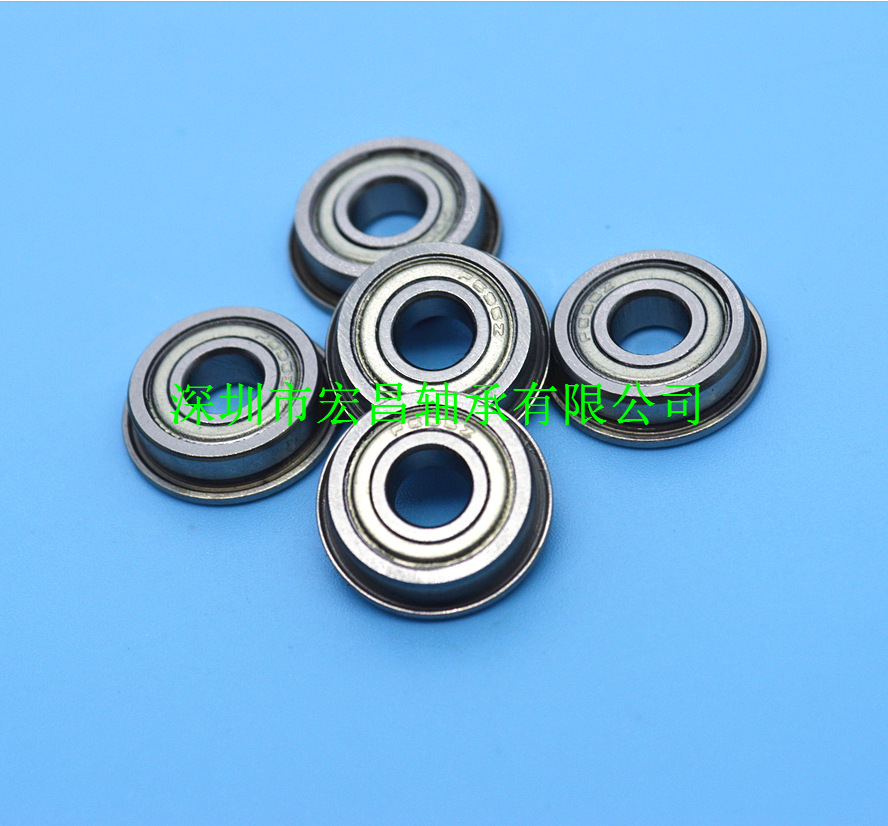 供应带法兰轴承F605ZZ 微型轴承F605ZZ 5*14*5带边轴承