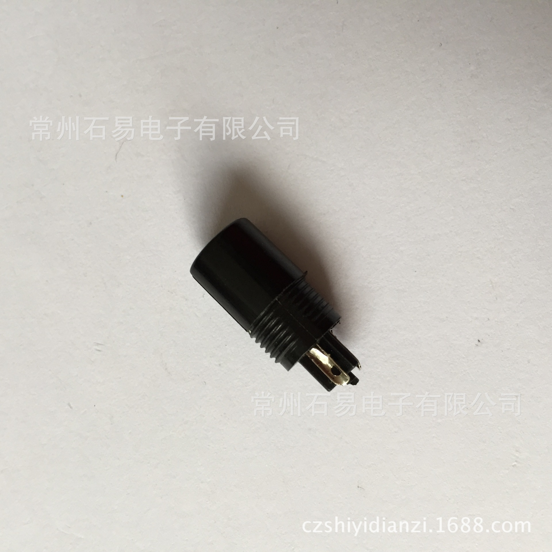 监控电源插头 三芯注塑插头 2PIN 3PIN胶木航空插头母头母座