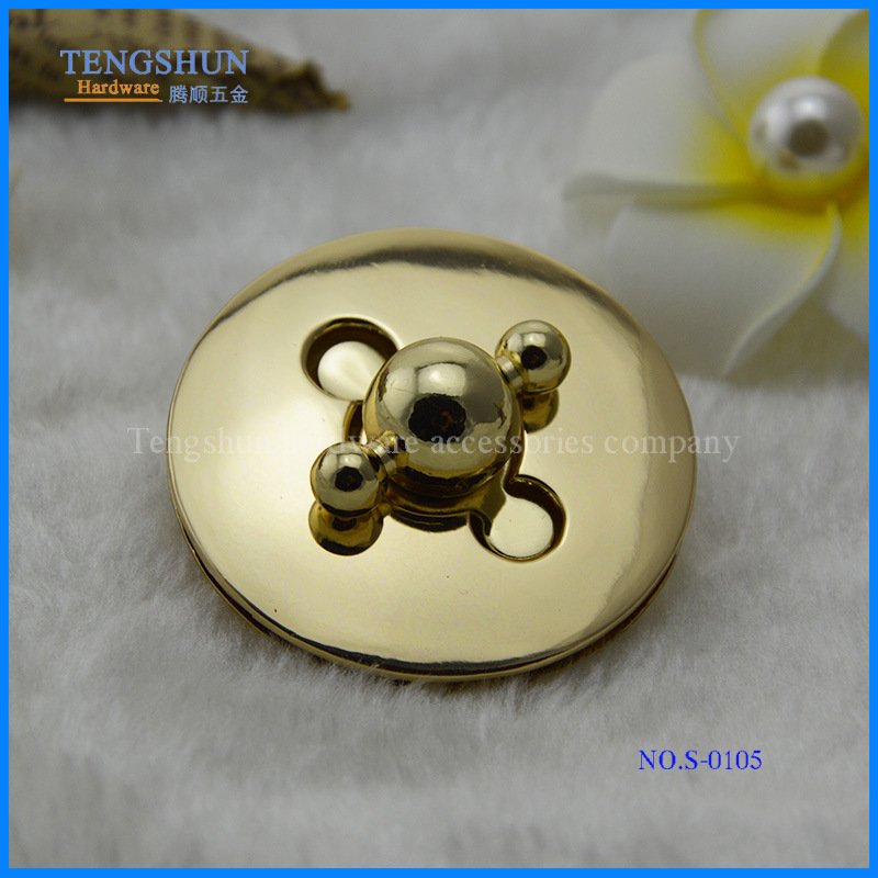 新款包包拧锁 高档女包圆拧锁 包装盒装饰锁 厂家专业生产