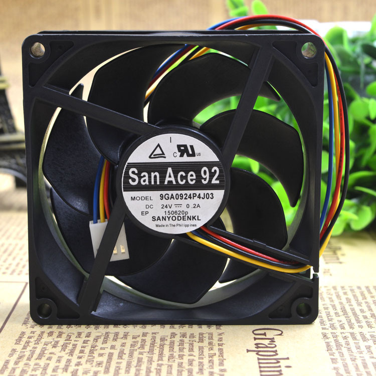 原装全新三洋/SANYO 9GA0924P4J03 24V 0.2A 9025 9CM 散热风扇