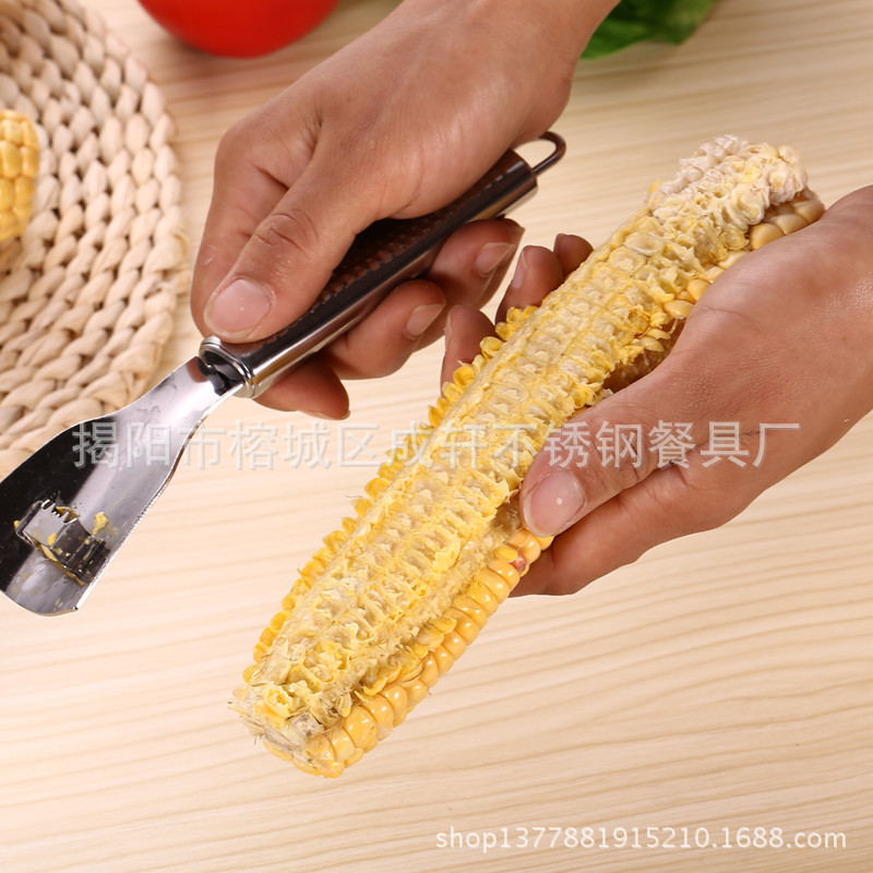 Corn Peeler removedor de maíz de acero inoxidable pelador de maíz separador de grano de maíz