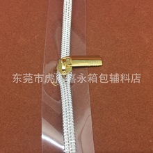 厂家直销 5号3号尼龙PVC 电镀银色牙彩色牙拉链 环保热压透明拉链