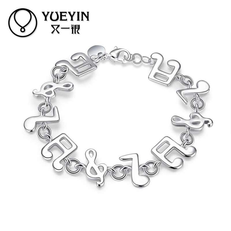 Creative Silver Note blessing Lady bracelet friendship music bracelet cross-border accessories a generation of H242
