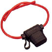 汽车保险丝座，汽车防水保险座，束线型防水汽车保险座