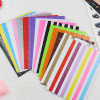 Photoalbum, decorations PVC, handmade, clips included, 17 colors