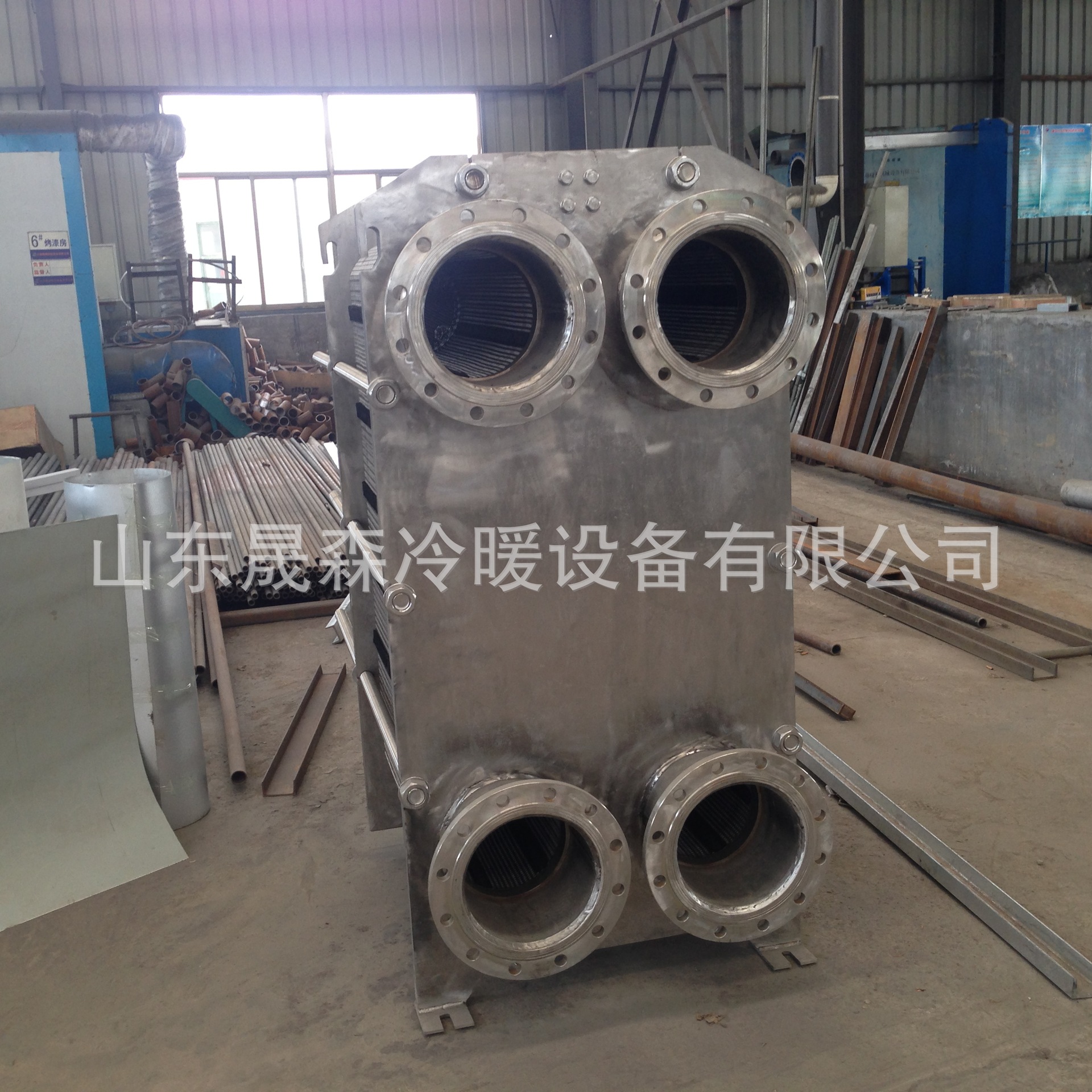 厂家直供全不锈钢板式换热器食品饮料加热升温板式换热器换热机组