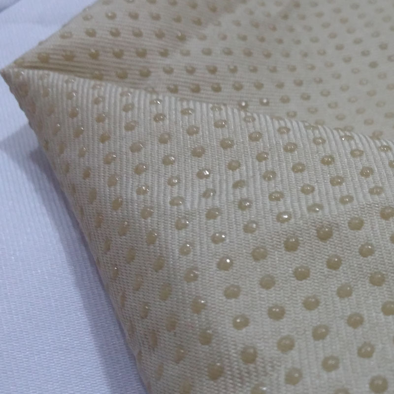 滴胶布料斜纹防滑布滴塑布硅胶止滑布沙发座垫地垫鞋底床垫点塑布