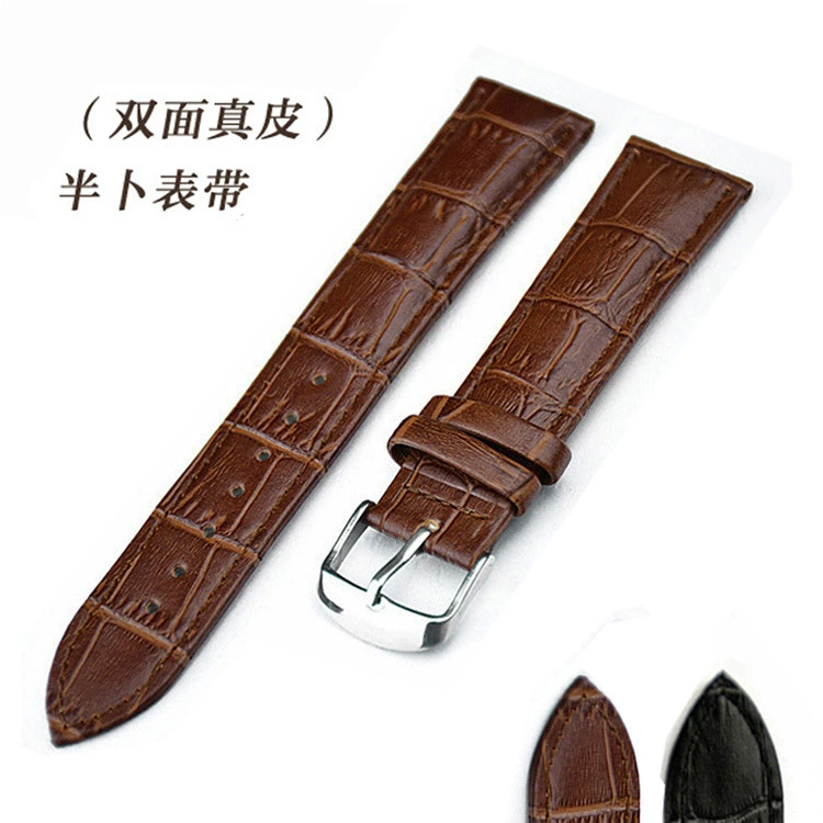 Оптовые ремешки для часов из натуральной кожи с бамбуковым узором, аксессуары для часов в наличии 16/18/20/22, включая налоги