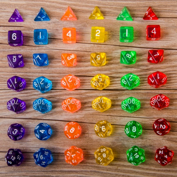 Dragon and Dungeon 7‑шаровые кости [семерка] DND sieve trpg группа Amazon Wal‑Mart тепло