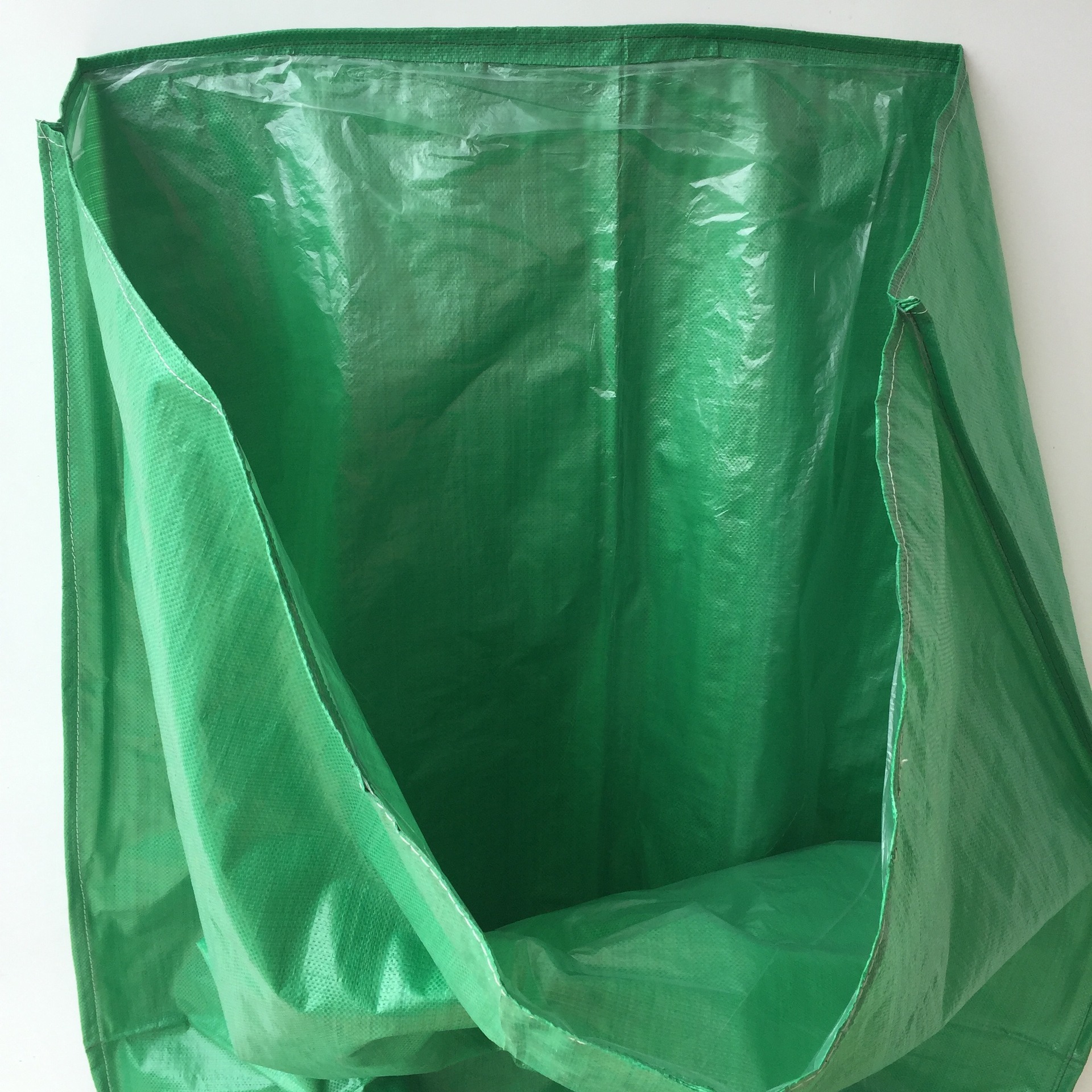 厂家直销绿色大号物流服装包装袋 防水塑料蛇皮打包编织袋130*205