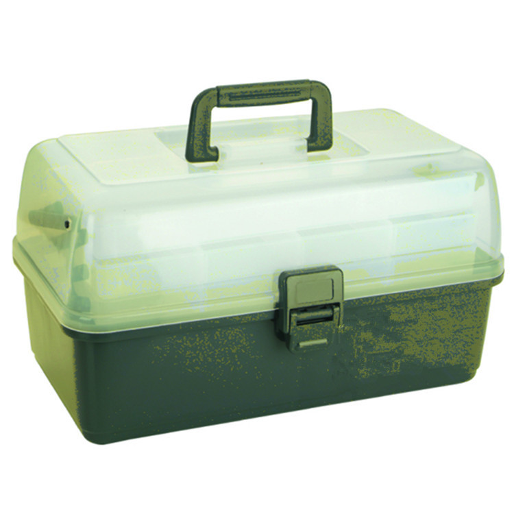 跨境热卖14.5寸手提美术用品箱渔具饵料箱美容美发工具箱厂家供应