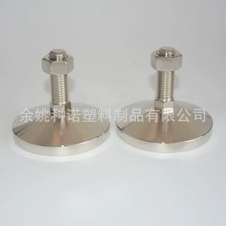 供应M18碳钢镀镍蹄脚,调整脚,铁质重型固定蹄脚,可调脚杯