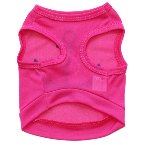 Pet Clothes Dog Clothing Polyester Blue Print Anchor Pet Vest Wholesale Spring and Summer Couple New Style