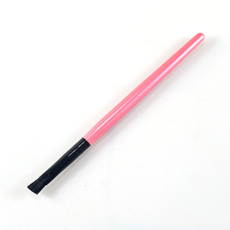 Eyebrow Cream Brush (Minaqi) — Angled Synthetic Bristles, 12.5 cm, Bulk OPP Pack