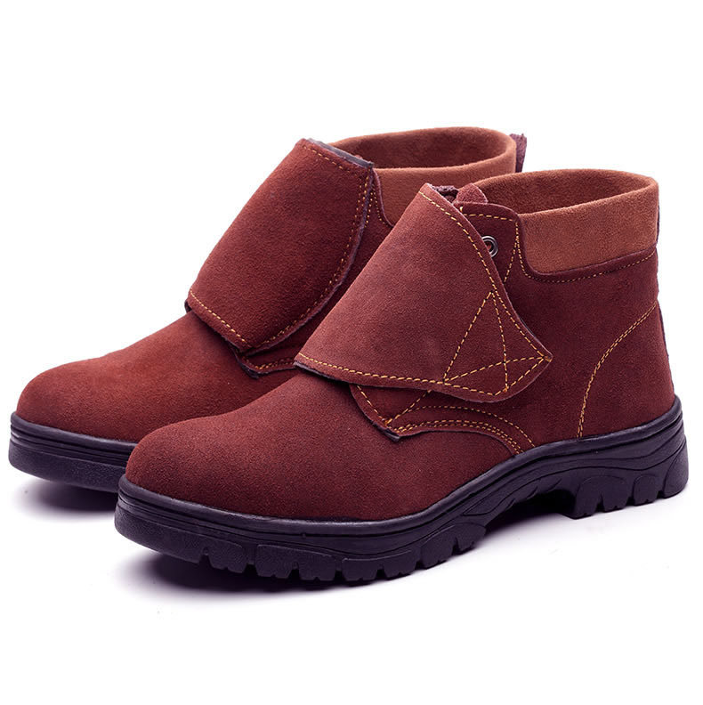 电焊工劳保鞋电焊鞋男秋冬透气安全鞋防护鞋高帮厂家防砸焊工鞋