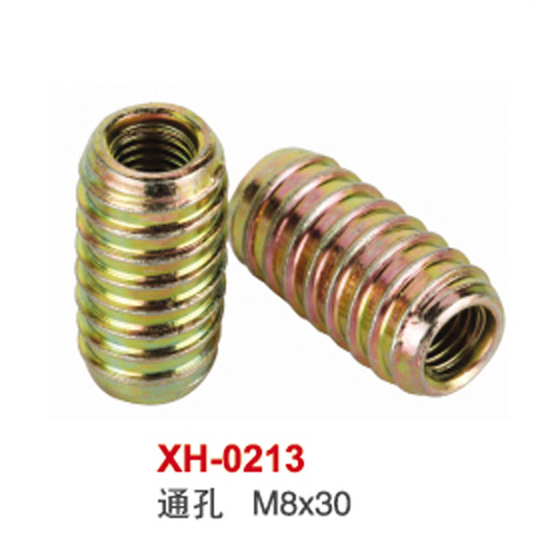 厂家直供 通孔内外牙M8*20直通内外牙内六角内外牙家具五金配件