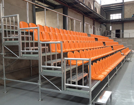 厂家供应学校铝合金看台 阶梯式看台 雷亚架球场观众台阶