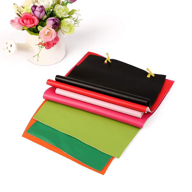 厂家批发水刺皮革 背涂PU人造革仿牛皮超纤人造汽车革皮 批发