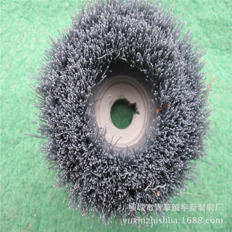 优惠销售PVC圆盘磨料丝刷 汽车轮毂抛光打磨刷 PVC尼龙板刷