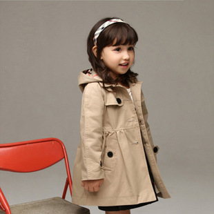 Весенний детский зимний плащ, в британском стиле, детская одежда, оптовые продажи