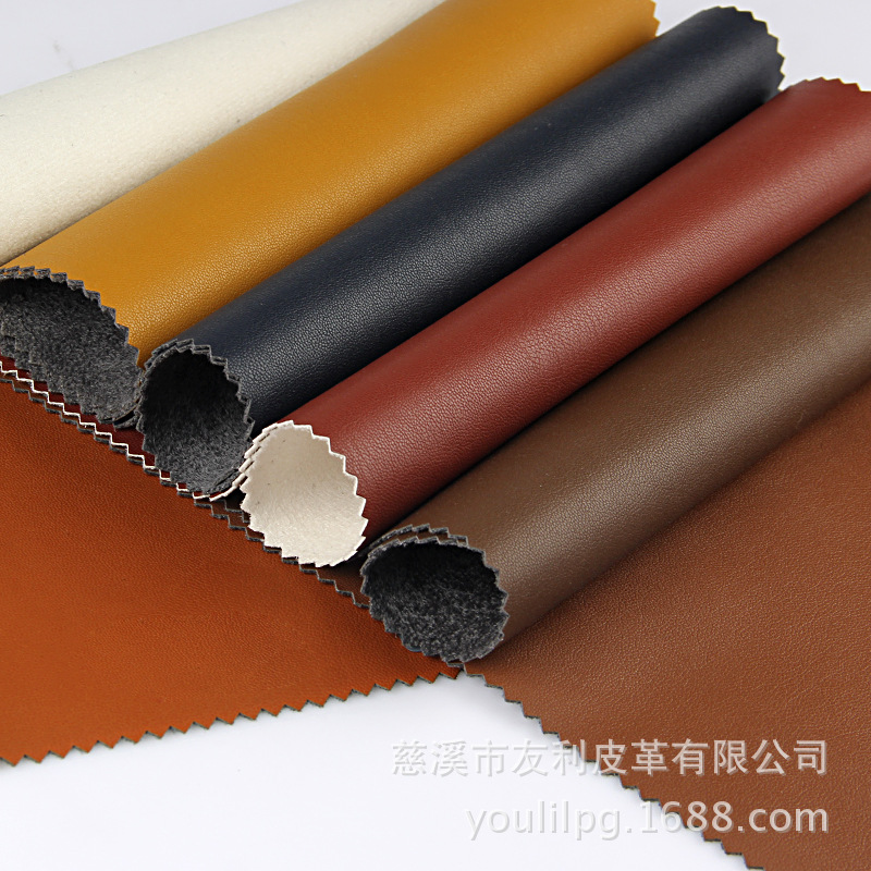 皮质面料服装革 箱包人造PU水洗面料皮革 批发