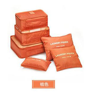Bolsa de almacenamiento de viaje grande directa de fábrica engrosada clasificación de almacenamiento traje impermeable bolsa de almacenamiento de viaje seis piezas