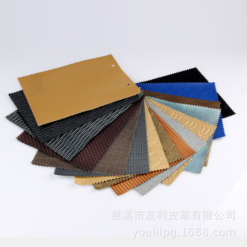彩色皮革 人造革 箱包革pvc 新款印花箱包革 批发