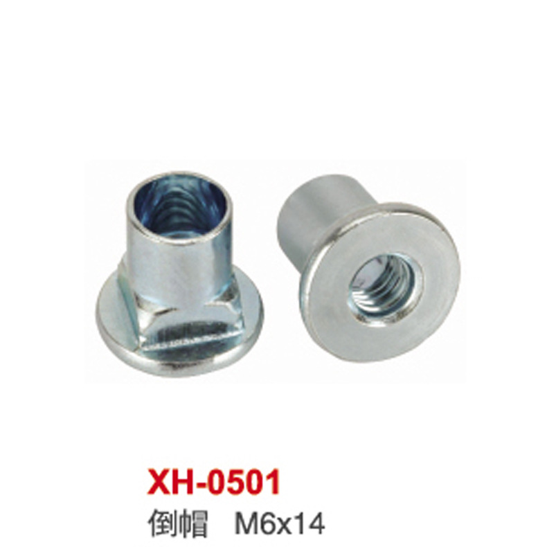 厂家直供 倒帽M6*14 内外牙口家居五金配件 铆钉螺母T帽铆钉