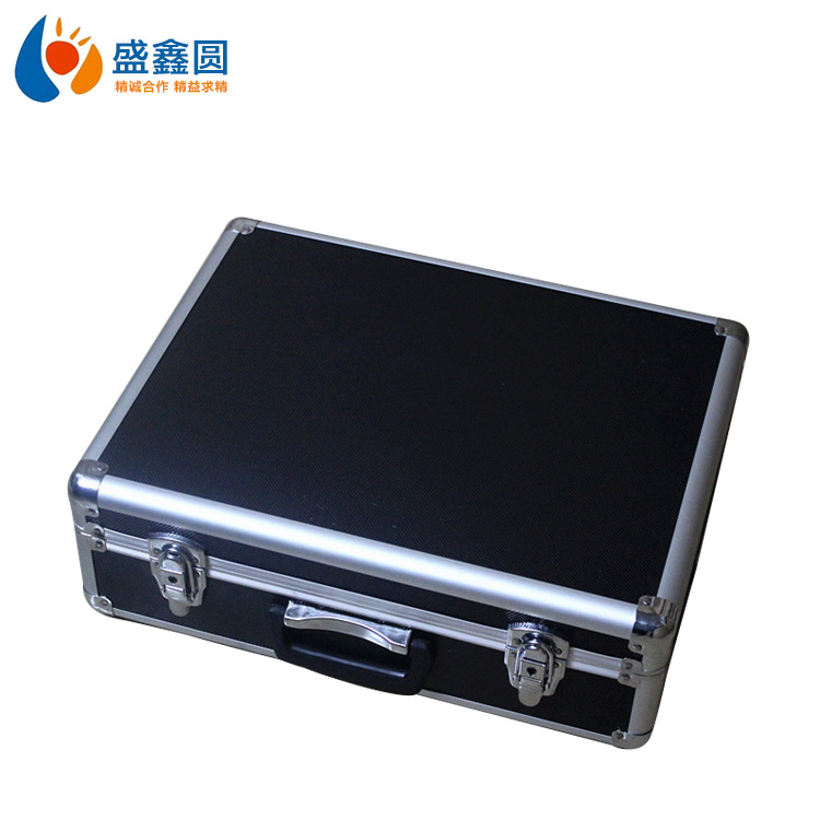 厂家五金工具箱铝合金隔板多功能手提收纳箱455*345*150mm