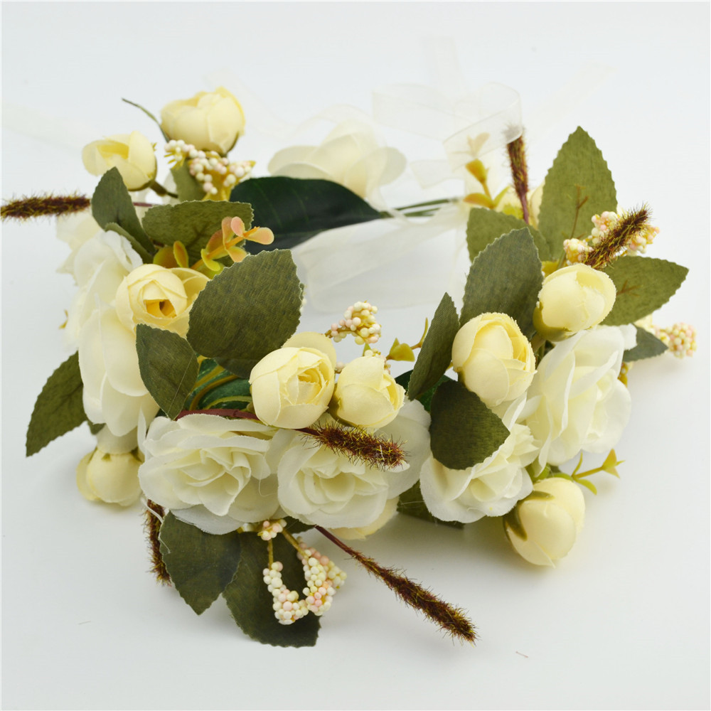 Blumenhaarkranz Für Braut Und Brautjungfern Im Boho-stil_voghion.com