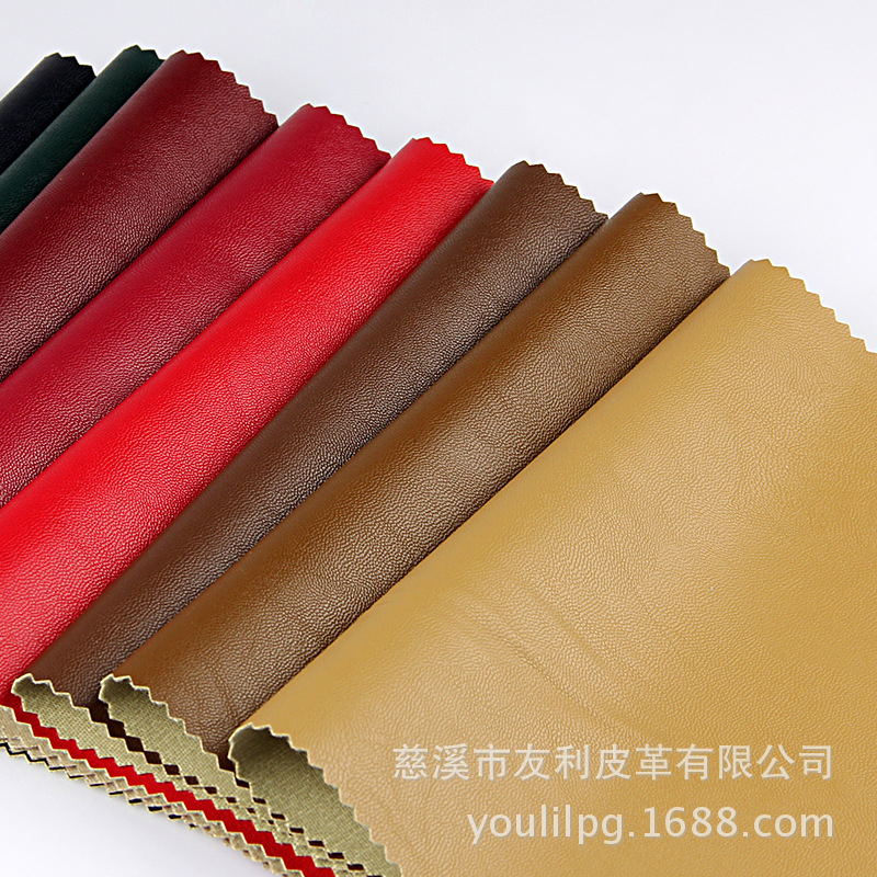 厂家供应 各类款式PU皮服装革沙发人造革 批发皮革面料