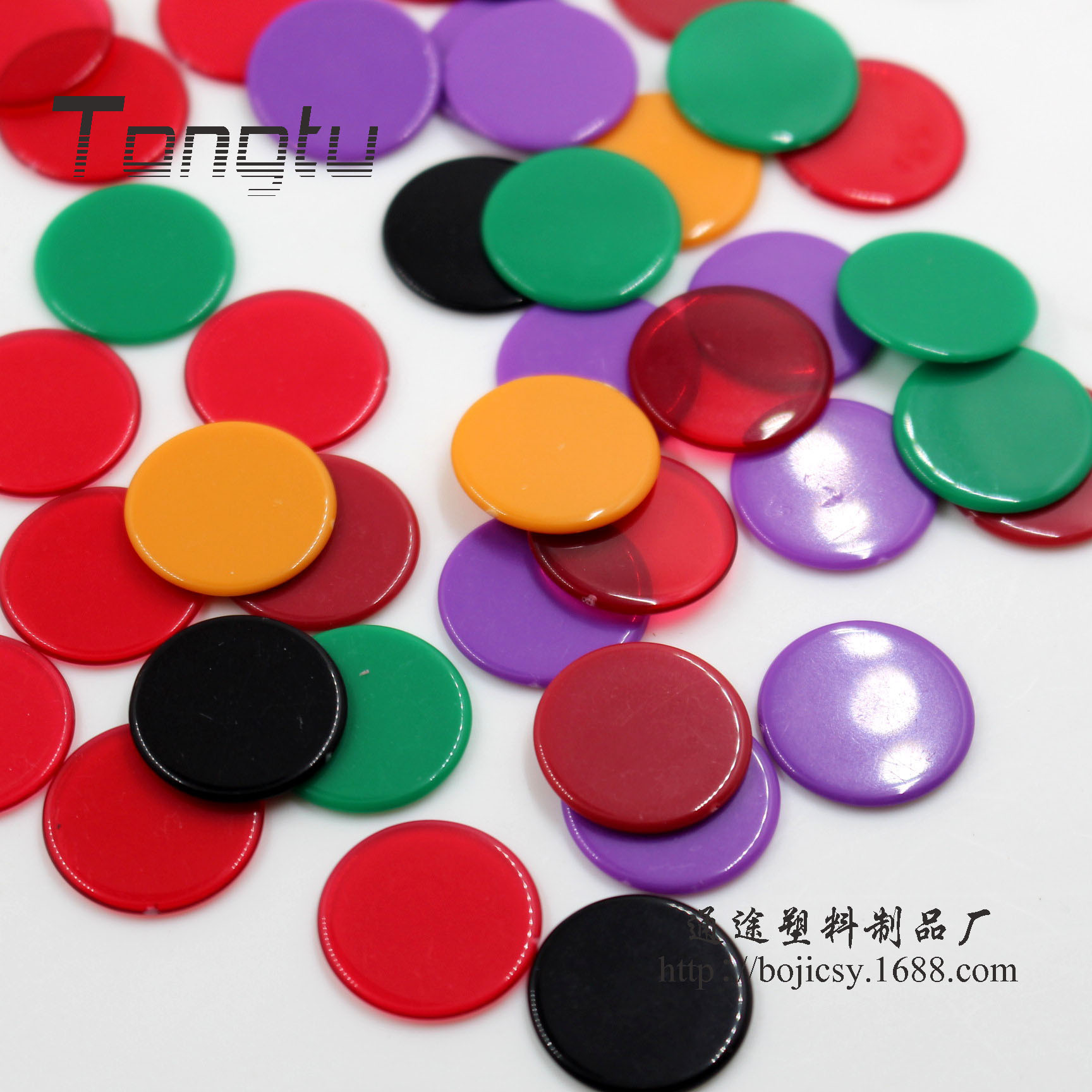 Plastic game currency, 19mm, 1.9cm 3