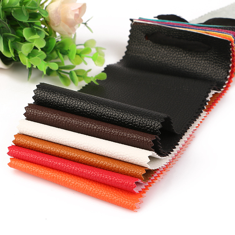 厂家批发 人造皮革纺织皮革 全PU革皮箱包装饰人造皮革面料