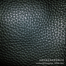 【无极皮厂】黄牛整张头层压摔荔枝纹皮料 箱包鞋材专用真皮皮料