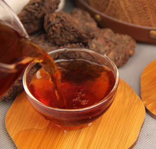 Black Tea Wholesale Pu-erh Tea 2005 Aged Jiaoba Old Tea Head Natural Tuo Loose Leaf Tea Menghai Ripe Tea