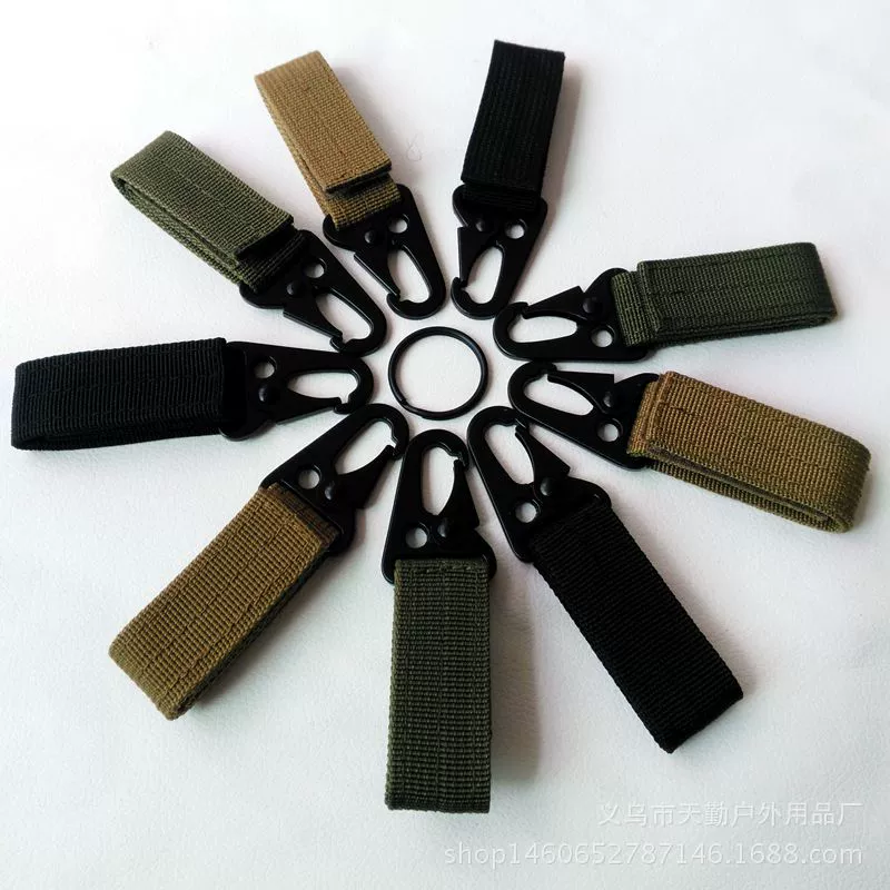 Наружная тактическая нейлоновая лента подвесная Пряжка Тактический крючок для рта орла военный ремень вентилятора Многофункциональный Карабин прямые продажи с фабрики