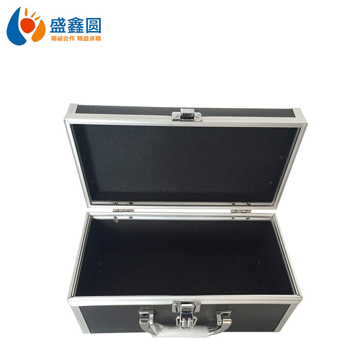 厂家铝制黑色钻石纹工具烟具收纳箱水烟盒高档皮箱专业生产