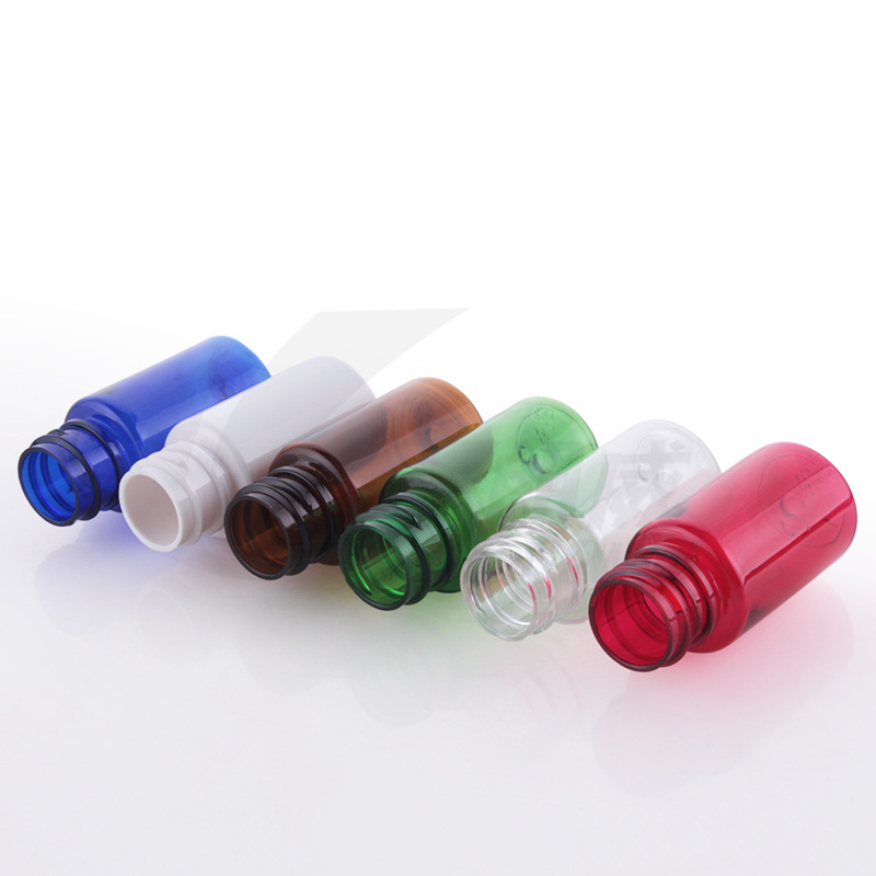 10ml botella de cubierta ordinaria de aluminio de hombro plano (con tapón interior) botella de muestra pequeña forma pequeña