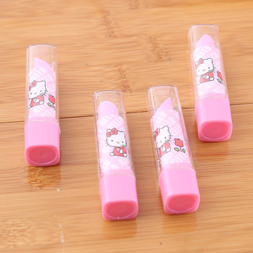 Lipstick Eraser Creative Korean Stationery Cute School Supplies Children Primary School Prizes Eraser Sassafras Wholesale