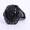 Plastic folding round double-sided three dimensional mirror, roses, wholesale