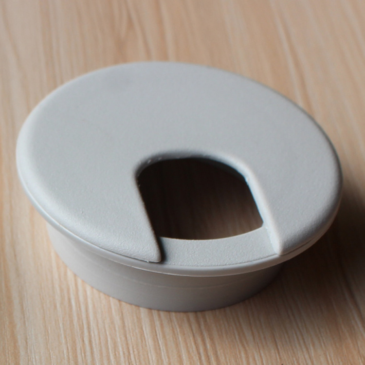 Caja de alambre de plástico de escritorio de oficina cubierta de agujero de alambre de escritorio de la computadora caja de alambre de tamaño 35/50 H-4603 de cubierta de la caja de alambre perforado