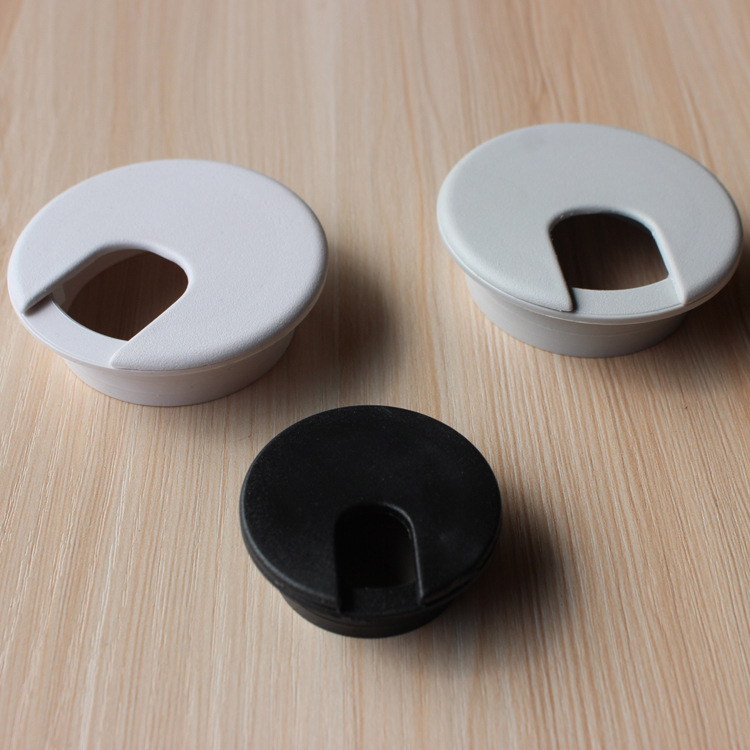 Caja de alambre de plástico de escritorio de oficina cubierta de agujero de alambre de escritorio de la computadora caja de alambre de tamaño 35/50 H-4603 de cubierta de la caja de alambre perforado