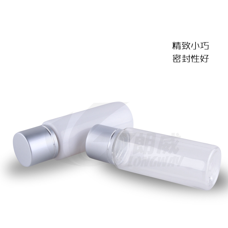 20ml de hombro plano de aluminio anodizado botella de tapa ordinaria botella de plástico botella de embalaje botella vial botella de 20ml