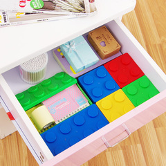 A1935 Building Blocks Stackable Storage Box LEGO Style Plastic Storage Box Stationery Building Block Storage Box 0.14