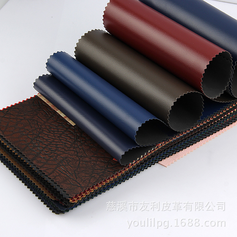 厂家供应 多色证件革 笔记本皮革 人造证件革 批发
