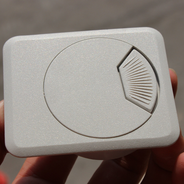 Caja de enhebrado de agujero redondo cuadrado Escritorio de computadora Caja de enhebrado de agujero redondo cuadrado