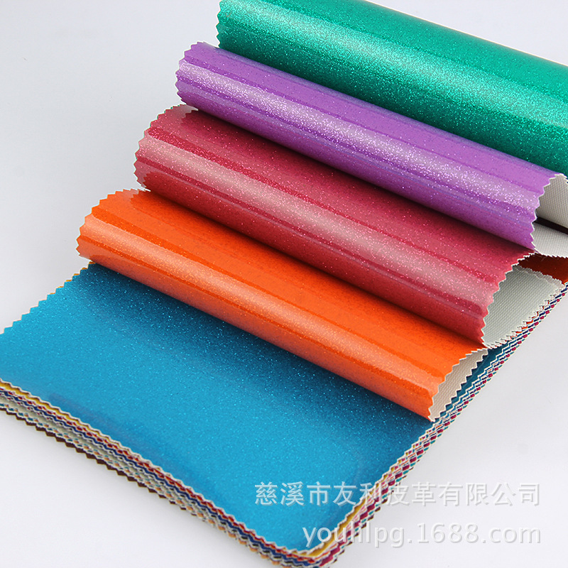 供应化妆包镜面革 珠光亮光镜面革 多色婚礼用镜面革 批发